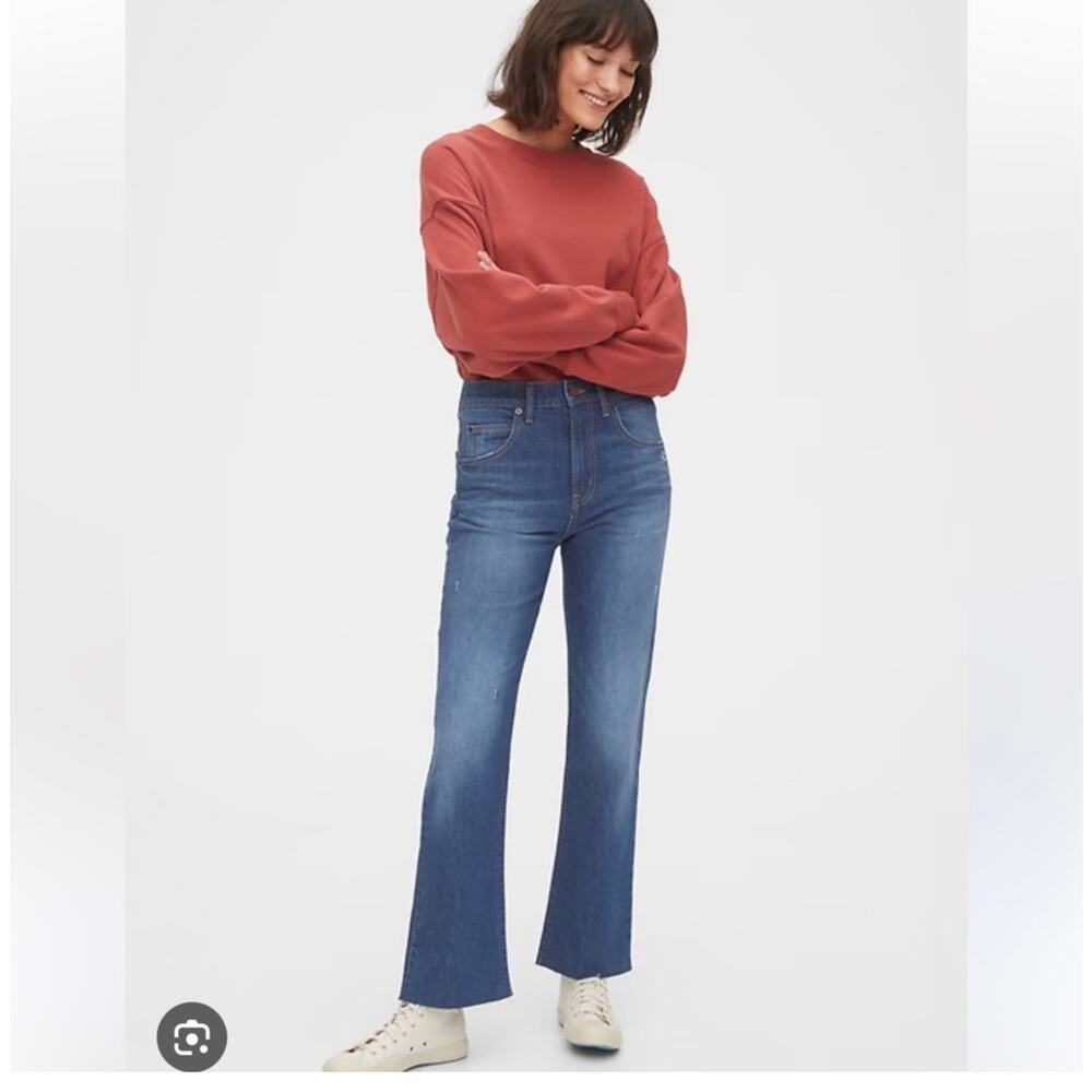 GAP | High Rise Ankle‎ Flare Jeans | 4